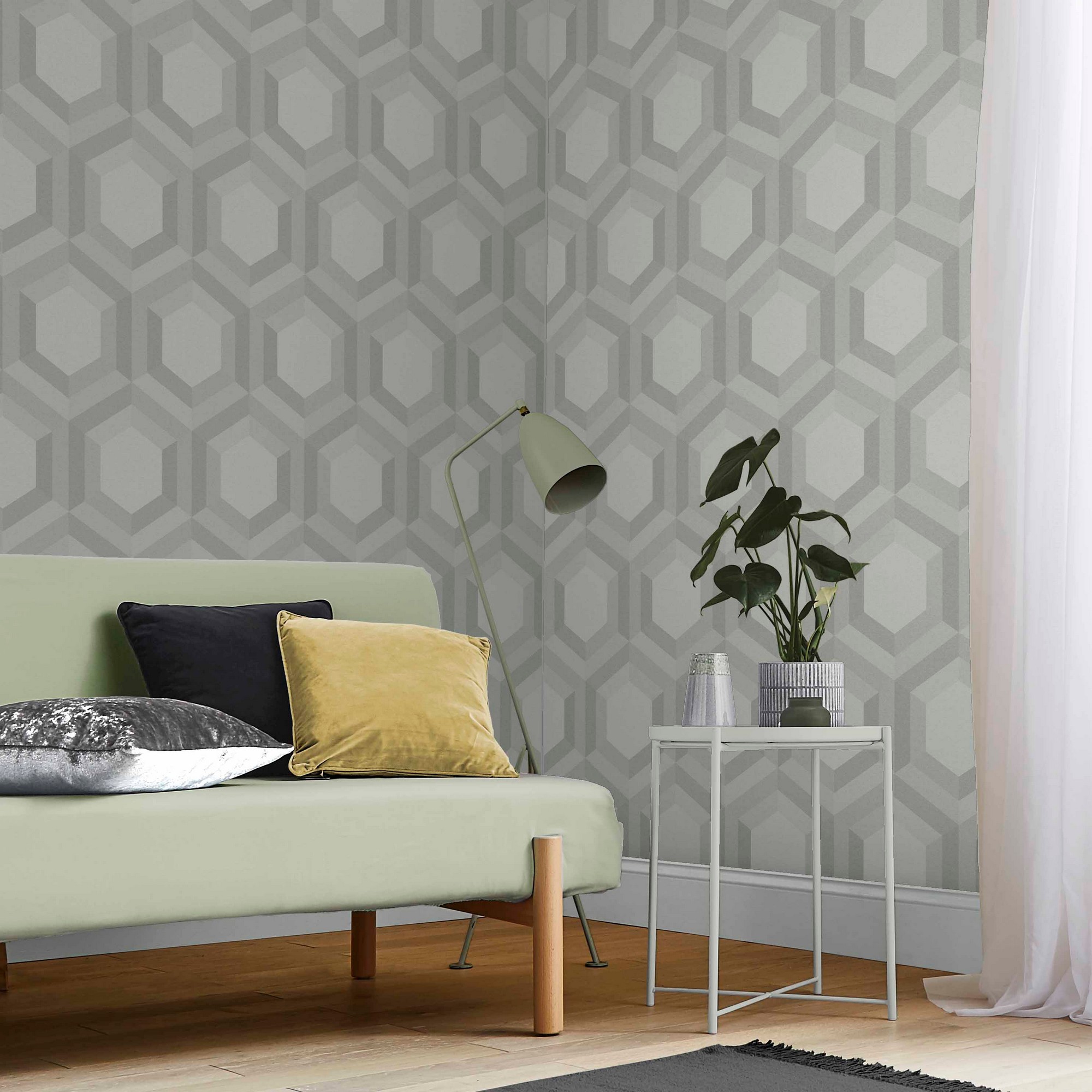 Thales Wallpaper 112203 By Graham Brown In Zen Grey